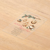 Tree Branch,Ornaments,Coffee,Stars Open House  Acryl Uitnodigingen (Laagn)