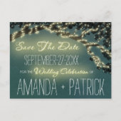 Tree Branch rustieke bruiloft Save The Date Kaarte Aankondigingskaart (Voorkant)