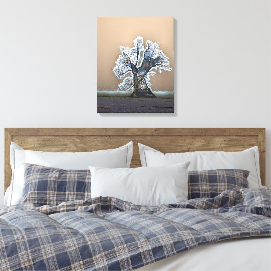 TREE CANVAS AFDRUK (Insitu (Slaapkamer))