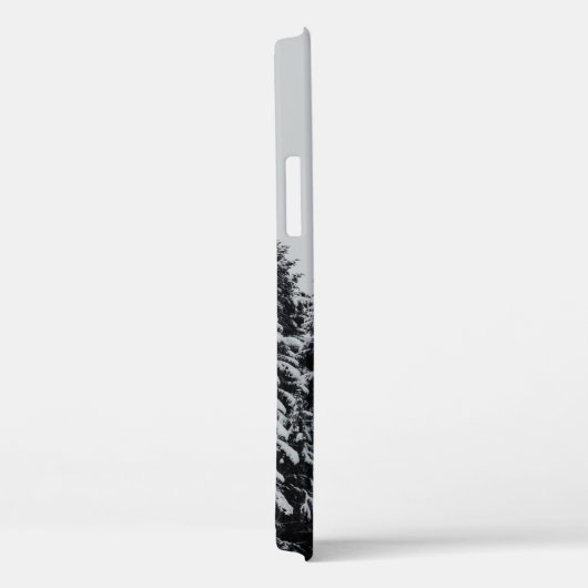 TREE DEED SNEEUW ONDER CLOUDY SKY Case-Mate iPhone CASE (Achterkant / Rechts)