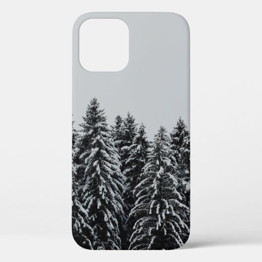 TREE DEED SNEEUW ONDER CLOUDY SKY Case-Mate iPhone CASE (Achterkant)