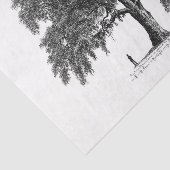 Tree Ephemera Decoupage Tissuepapier (Detail)