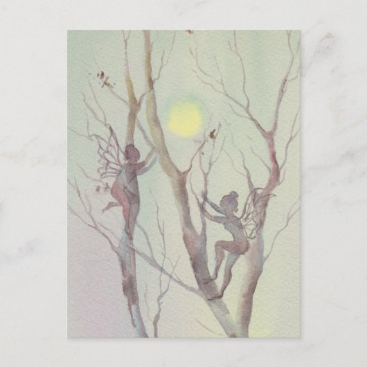 TREE FAERIES by SHARON SHARPE Briefkaart (Voorkant)