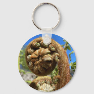 Tree Fern Frond Sleutelhanger