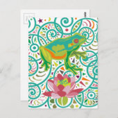 Tree Frog Briefkaart (Voorkant / Achterkant)