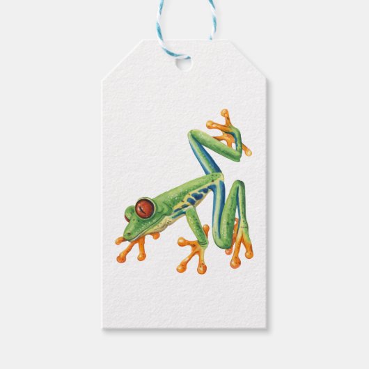 Tree Frog Cadeaulabel (Voorkant)