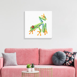 Tree frog canvas afdruk
