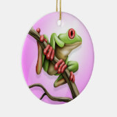 Tree Frog Keramisch Ornament (Rechts)