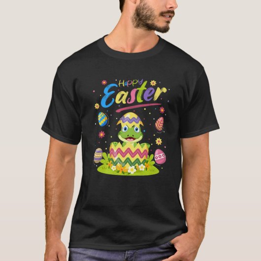 Tree Frog Lover Funny Easter Egg Tree Frog Happy E T-shirt (Voorkant)