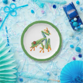 Tree Frog Papieren Bordje (Feest)
