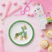 Tree Frog Papieren Bordje (Feest)