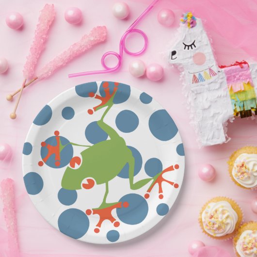 Tree Frog Papieren Bordje (Feest)
