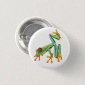 Tree Frog Ronde Button 3,2 Cm (Voorkant /achterkant)