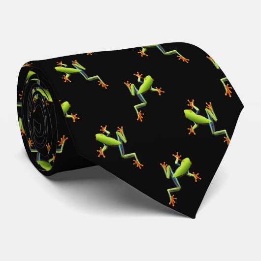 Tree Frog Stropdas (Opgerold)