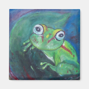 Tree Frog van Tiffany Deering Magneet