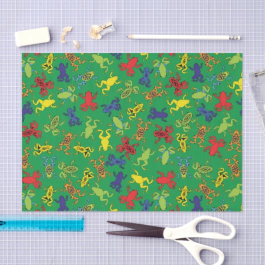 Tree Frogs Kids Verjaardag Tissuepapier (Craft)