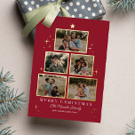Tree Gallery VRAI FOIL Carte photo de vacances<br><div class="desc">Célébrez la saison avec cette carte moderne et élégante de Berry Berry Sweet. Visitez berryberrysweet.com pour des papeteries et des cadeaux personnalisés !</div>