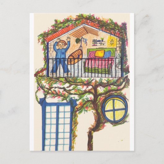 TREE HOUSE BRIEFKAART (Voorkant)