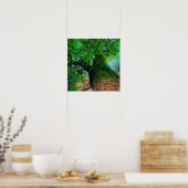 "Tree Hug" Semi-Gloss Square Poster (Keuken)