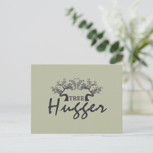 Tree Hugger Briefkaart (Staand voorkant)