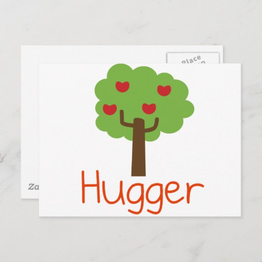 Tree Hugger Briefkaart (Voorkant / Achterkant)