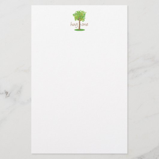 Tree Hugger Briefpapier (Voorkant)