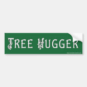 TREE HUGGER Bumpersticker (Voorkant)
