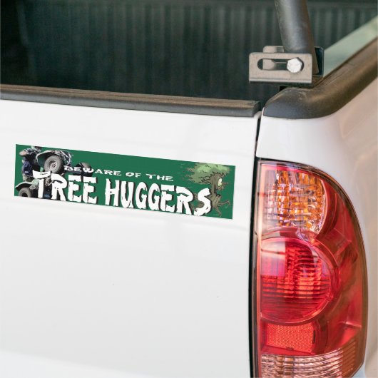 TREE HUGGER BUMPERSTICKER (Op Truck)