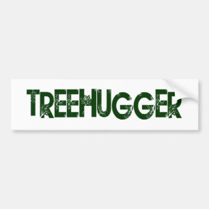 Tree Hugger Bumpersticker