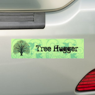 Tree Hugger Bumpersticker