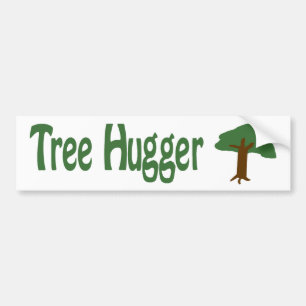 Tree Hugger Bumpersticker