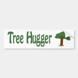 Tree Hugger Bumpersticker