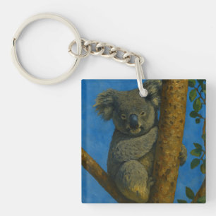 Tree Hugger - Koala in het bladerdak Sleutelhanger
