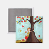 Tree Hugger - Magneet (Voorkant / Achterkant)