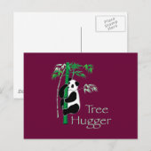 Tree Hugger Panda Briefkaart (Voorkant / Achterkant)