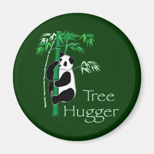 Tree Hugger Panda Magneet (Voorkant)