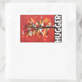 Tree Hugger Rechthoekige Sticker (Tas)