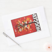 Tree Hugger Rechthoekige Sticker (Envelop)