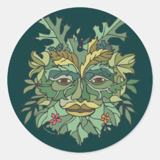 Tree Hugger Ronde Sticker