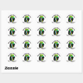 Tree Hugger Ronde Sticker (Vel)