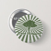 Tree Hugger Think Green Ronde Button 5,7 Cm (Voorkant /achterkant)