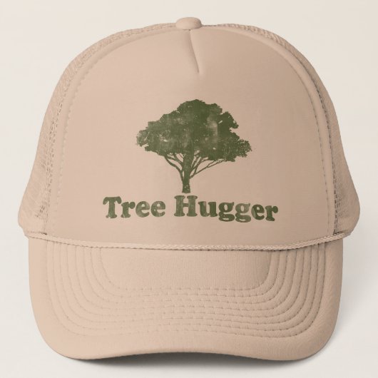Tree Hugger Think Green Trucker Pet (Voorkant)