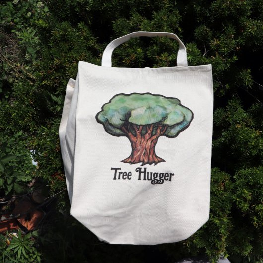 Tree Hugger Tote Bag