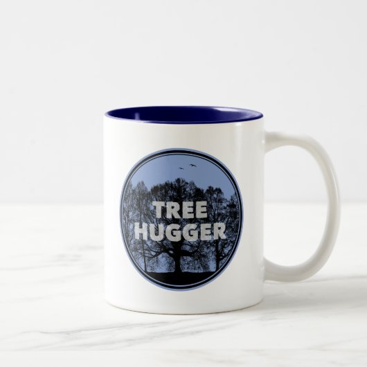 Tree Hugger Tweekleurige Koffiemok (Rechts)