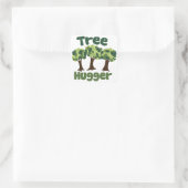 Tree Hugger Vierkante Sticker (Tas)