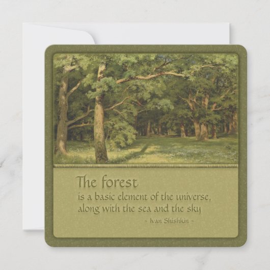 Tree Hugger's CC0351 Shishkin-citaat (Voorkant)