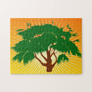Tree Jigzaag Puzzle Legpuzzel