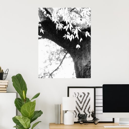 Tree l Stilstaande Natuur Poster (Thuiskantoor)