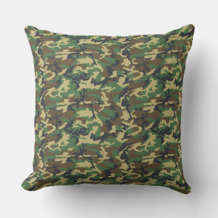 Tree Leaves Camo Sportmannen Kussen
