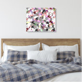TREE LEAVES CANVAS AFDRUK (Insitu (Slaapkamer))